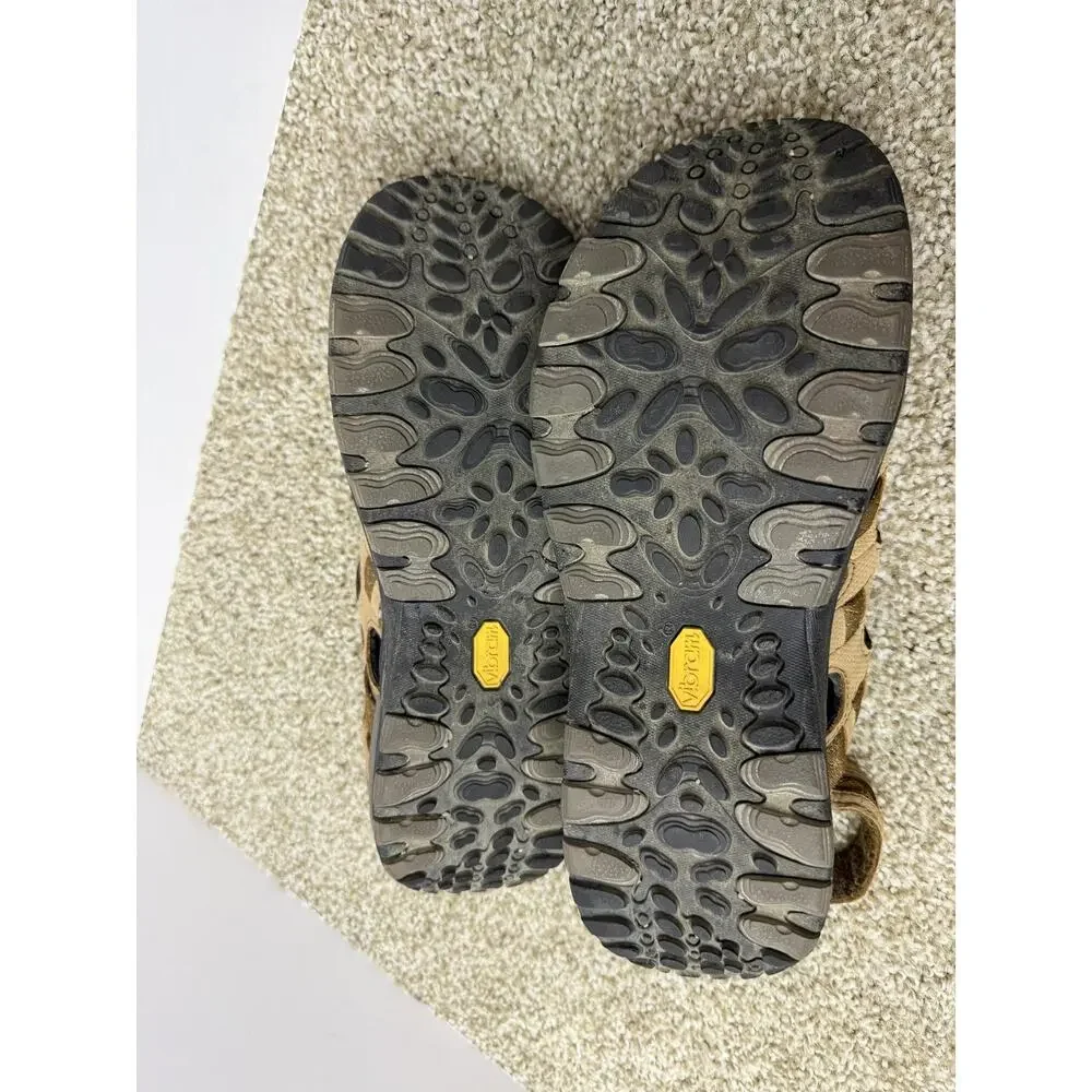 Merrell Kangaroo Sandals Mens Size 10 Brown Continuum Vibram Trail Slip-On